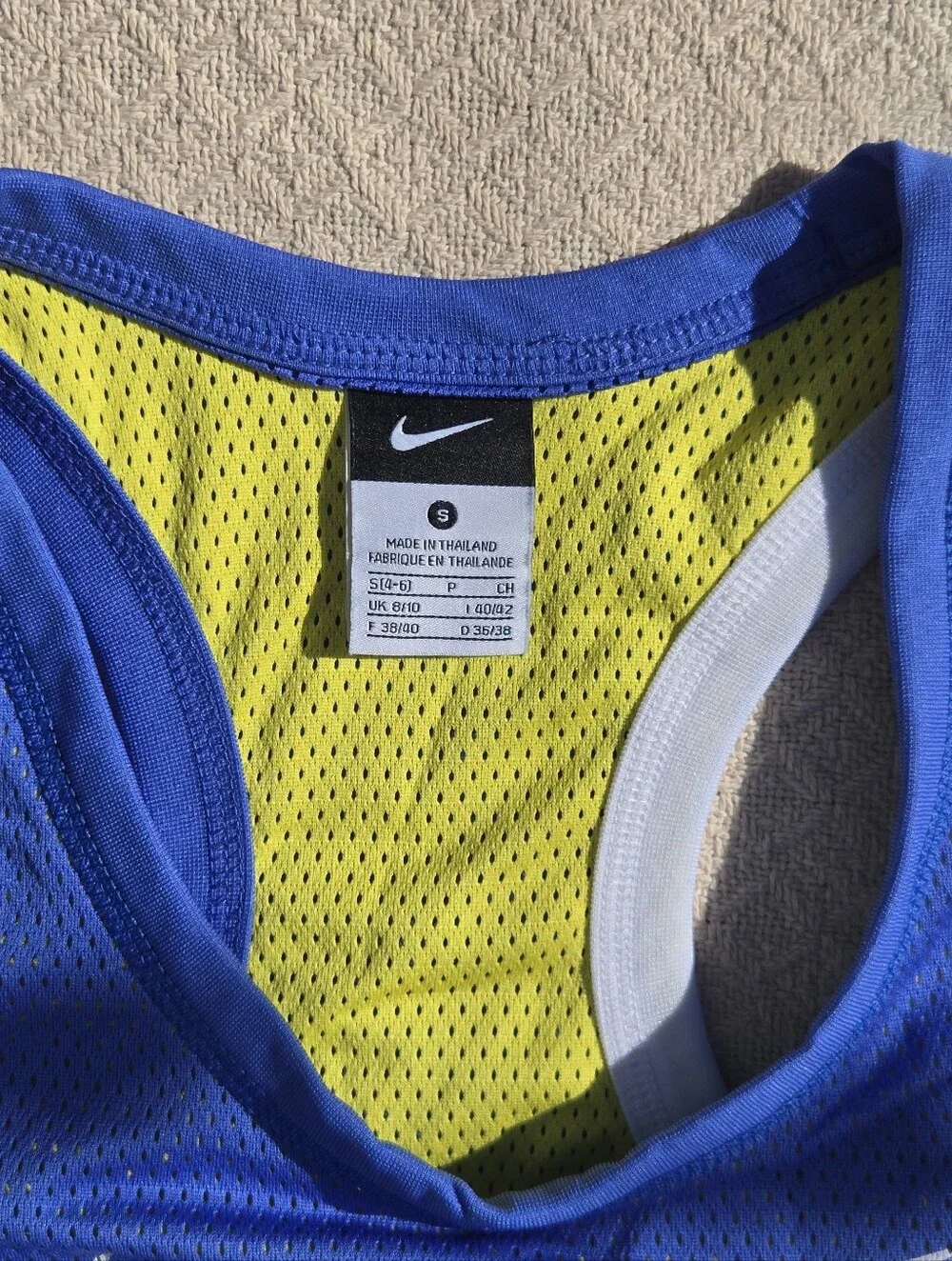 vintage Nike Dri-FIT double layer mesh tank